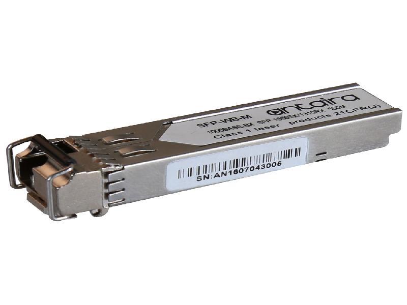 Antaira 1 Gigabit SFP Transceiver WDM-B, MM/LC/550M/TX:1550nm RX:1310nm, 0º~70ºC