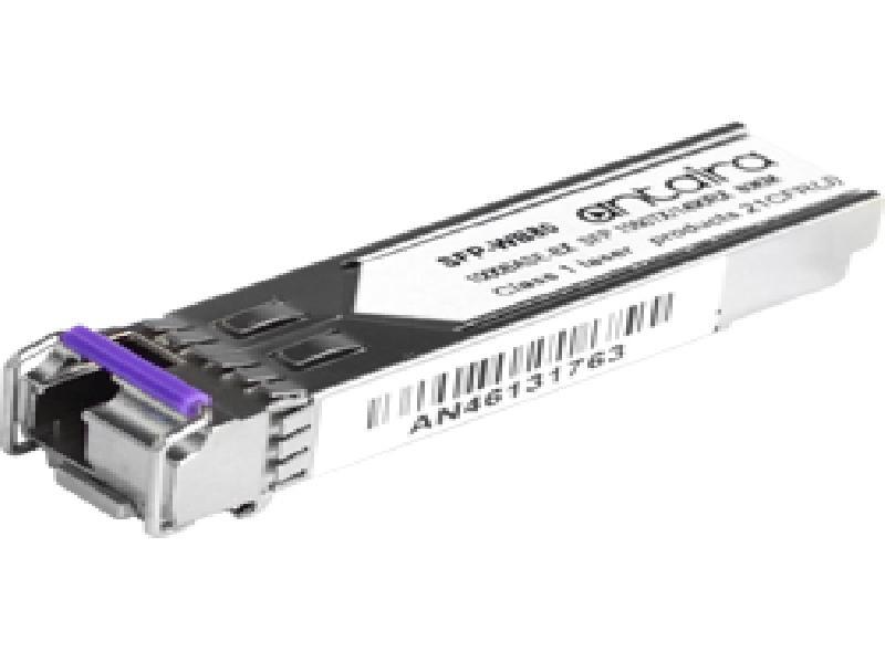 Antaira 1 Gigabit Fiber SFP Transceiver WDM-B, SM/LC/80km/24.0dB/TX:1590nm RX:1510nm, 0º~70ºC