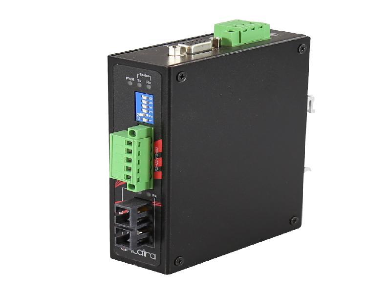 Antaira Industrial Compact RS-232/422/485 To Fiber Converter Single-Mode with SC Connector EOT: -40° ~ 70°C