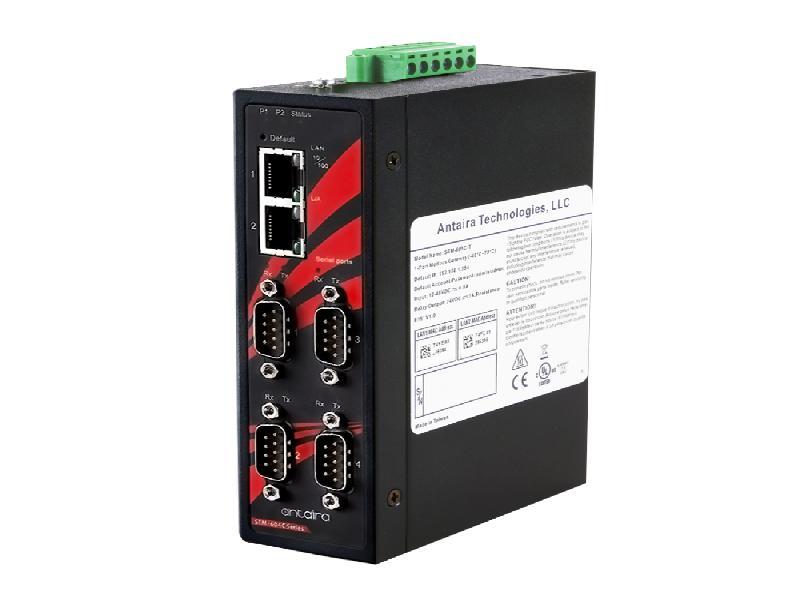 Antaira Industrial Modbus TCP to 4 port Serial (232,422,485) RTU/ASCII Gateway