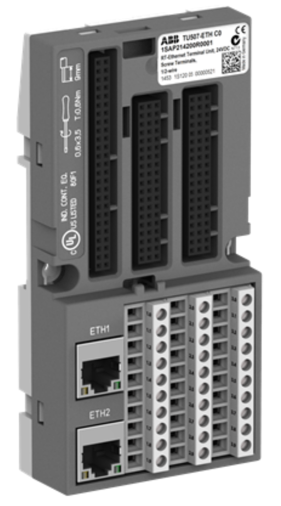 ABB AC500 Comm Card TU507-ETH Terminal Unit