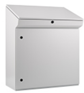 Haewa Single Door Floor Mount Console with Back Pan