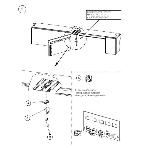 Haewa Modular Freestanding Cabinet Disconnect System Left