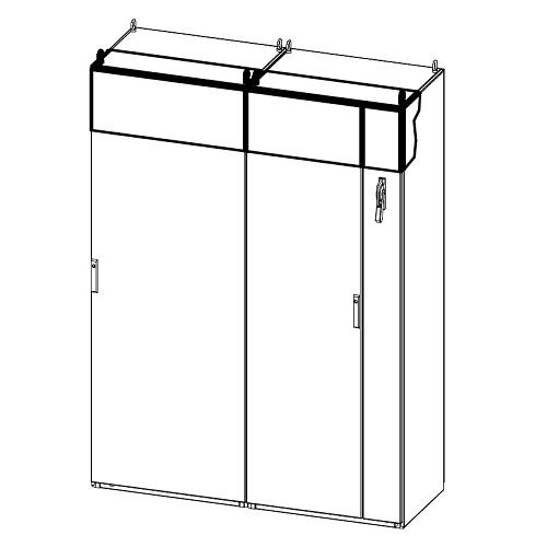 Haewa Modular Freestanding Disconnect System left Hinged Slave Door