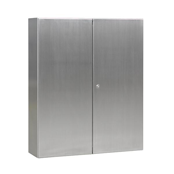 Haewa Double Door Wall Mount Stainless Enclosure with Back Pan