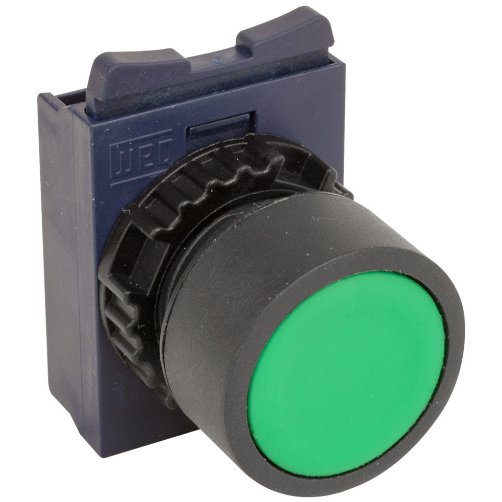 WEG 22mm Green Flush Pushbutton