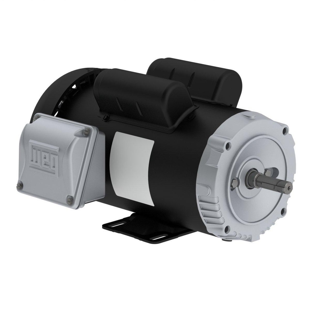 WEG 0.5 HP 1200 RPM 115/208-230V TEFC 56C Frame