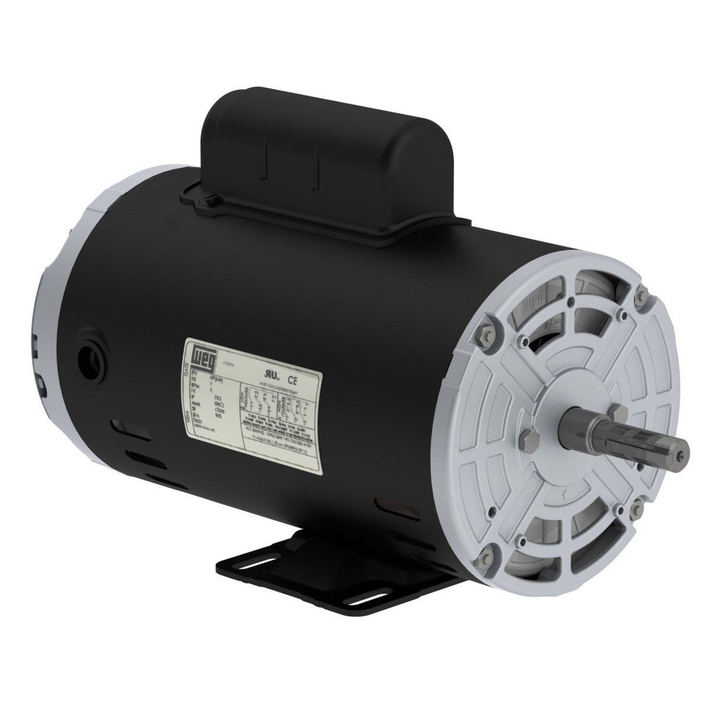 WEG 0.5 HP 1800 RPM 115/208-230 V ODP 	W56 Frame