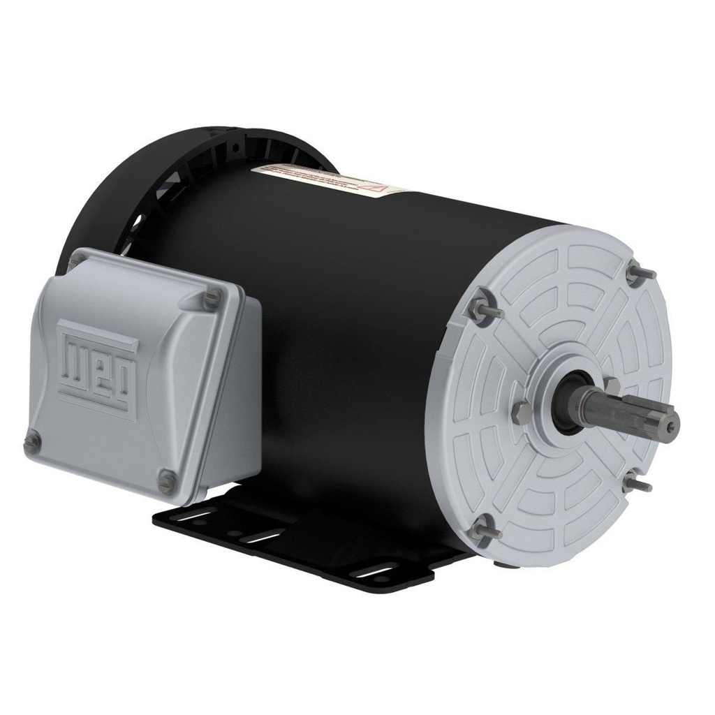 WEG 1 HP 1200 RPM 230/460V TEFC 56H Frame