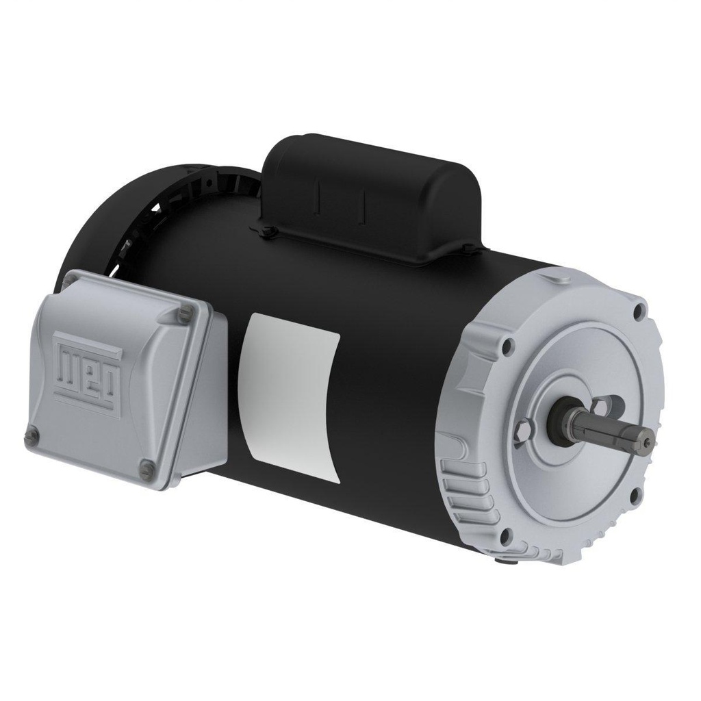 WEG 1 HP 1800 RPM 115/208-230V TEFC 56C Frame