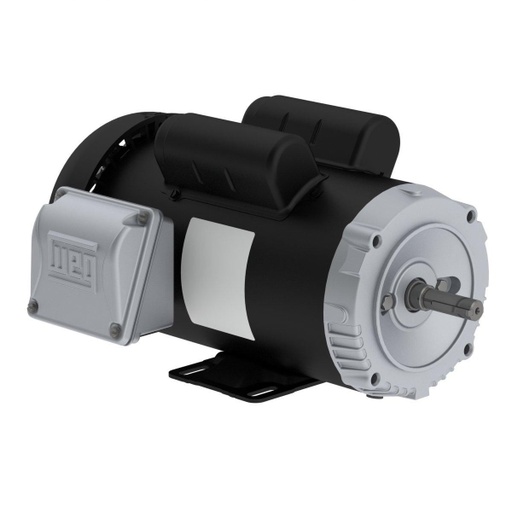 [.5012ES1B56C-S] WEG 0.5 HP 1200 RPM 115/208-230V TEFC 56C Frame