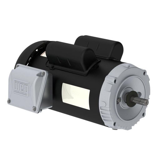 [.7536ES1BJPR56C-S] WEG 0.75 HP 3600 RPM 115/208-230V TEFC 56C Frame