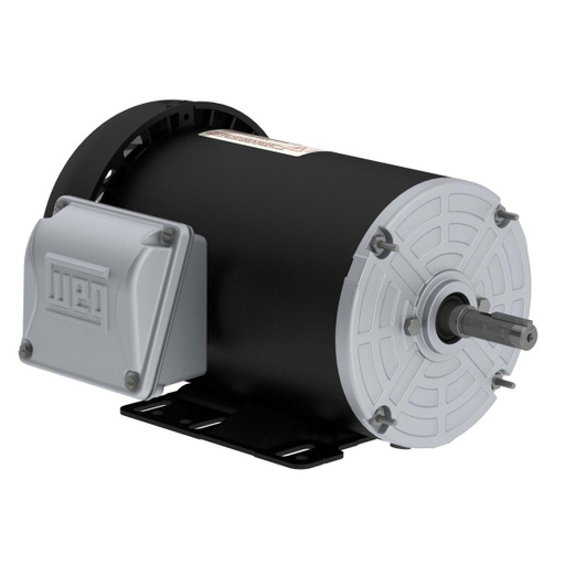 [00112ET3E56-S] WEG 1 HP 1200 RPM 230/460V TEFC 56H Frame