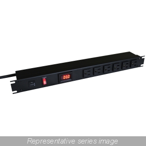 [1583H6B1BKAM] Hammond Rack Mount PDU