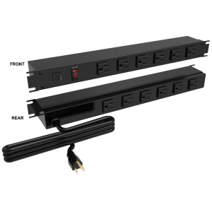 [1583T12A1BKX] Hammond Rack Mount PDU