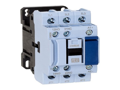 [CWB38-11-30D02] WEG IEC Contactor, 38 Amps, 24VAC 50Hz/60Hz Coil