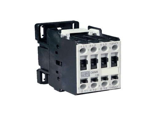 [CWM9-01-30V10] WEG IEC Contactor, 9 Amps,  42VAC 50Hz/48VAC 60Hz Coil