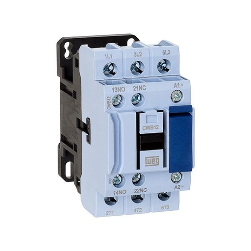 [CWB12-11-30D15] WEG IEC Contactor, 12 Amps, 120VAC 50Hz/60Hz Coil