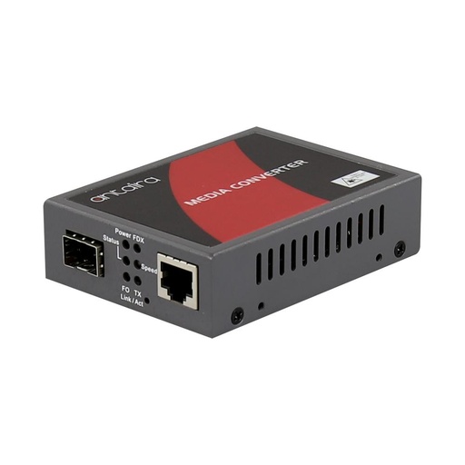 [FCU-3002A-SFP-DR] Antaira 10/100/1000TX to 100/1000BASE-X Dual Rate Media Converter w/SFP Slot