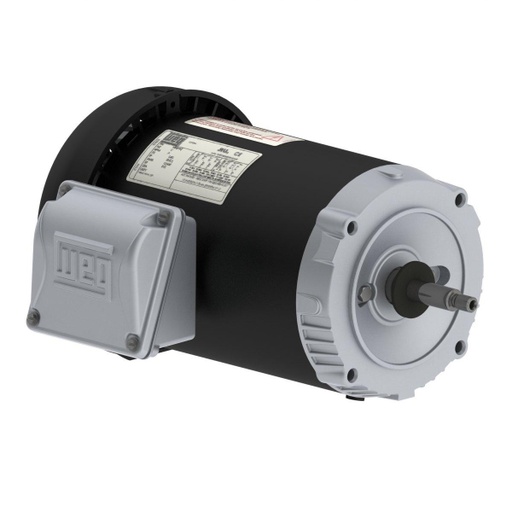 [.3336ES3EJP56J-S] WEG 0.33 HP 3600 RPM 208-230/460V TEFC 56J Frame