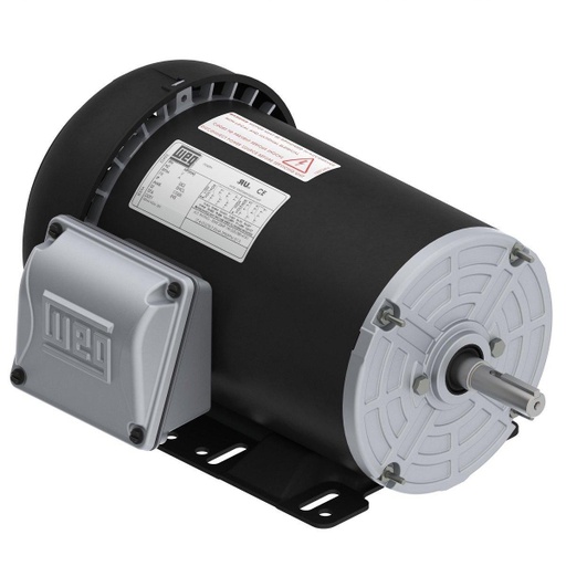 [00158ES3E56-S] WEG 1.5 HP 1800 RPM 208-230/460 V TEFC 56H Frame