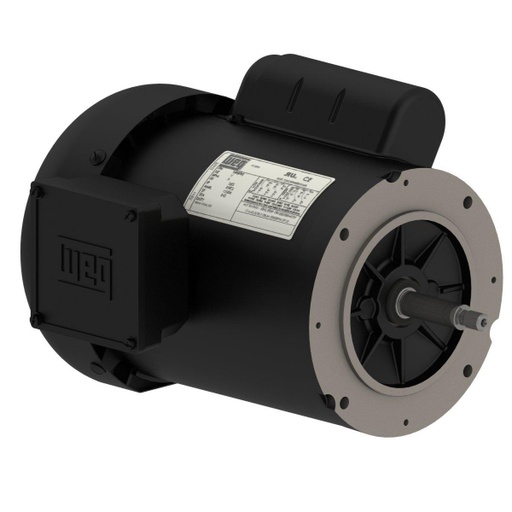 [.7536ES1BJPR56J] WEG 0.75 HP 3600 RPM 115/208-230 V TEFC B56J Frame