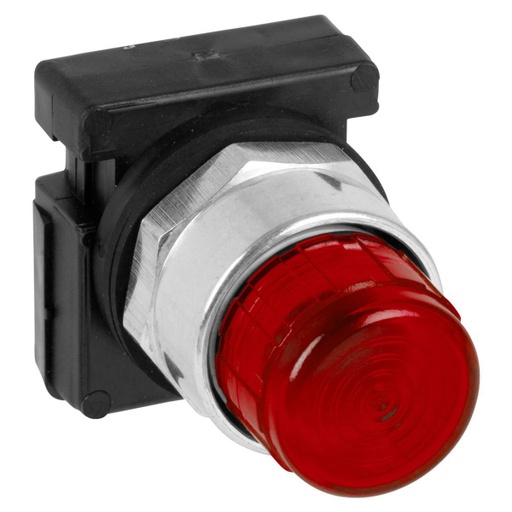 [CSW30-BSI1D61] WEG 30mm Illuminated Extended Pushbutton - Red - 120Vac/Vdc