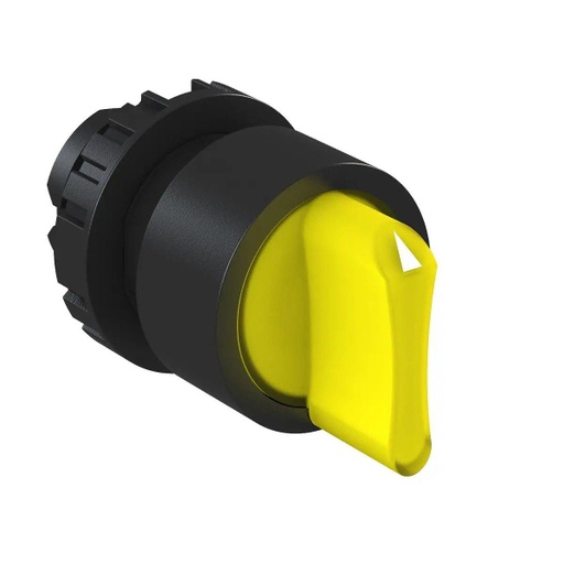 [CSW-CKI2F903 WH] WEG 22mm Yellow Illuminated Knob Selector Switch 2 Position Maintained