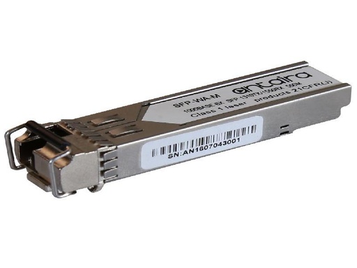 [SFP-WA-M] Antaira 1 Gigabit Fiber SFP Transceiver WDM-A, MM/LC/550M/TX:1310nm RX:1550nm, 0º~70ºC