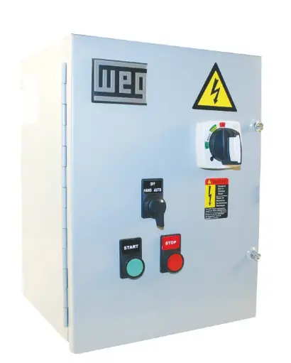 [ESWF-105T02N3-D24] WEG 105 Amp Combination Starter Nema 3R 240 VAC 3 Phase OL Range 80-100 Amps