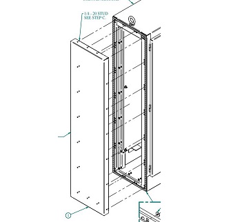 [UHDM7218ECA] Hammond End Plate with Hardware