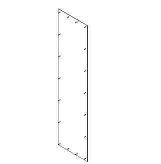 [UHDM7218EPA] Hammond End Plate with Hardware